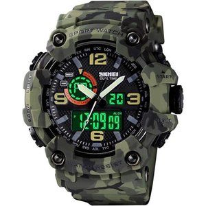 Men's Watches Multi Function Military Sports Watch LED Digital Waterproof